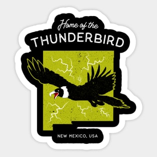 Home of the Thunderbird - New Mexico, USA Cryptid Sticker